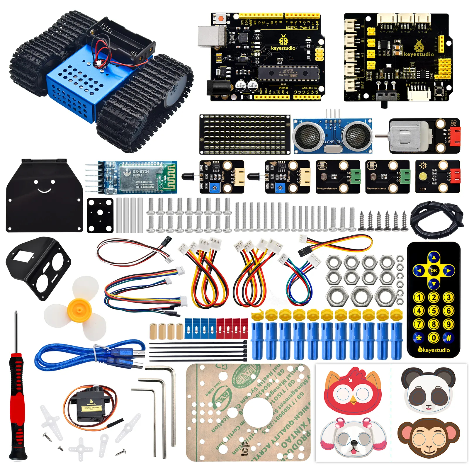 Мини гусеничный танк-робот V3.0 для Arduino  от магазина ArdStudio в Москве