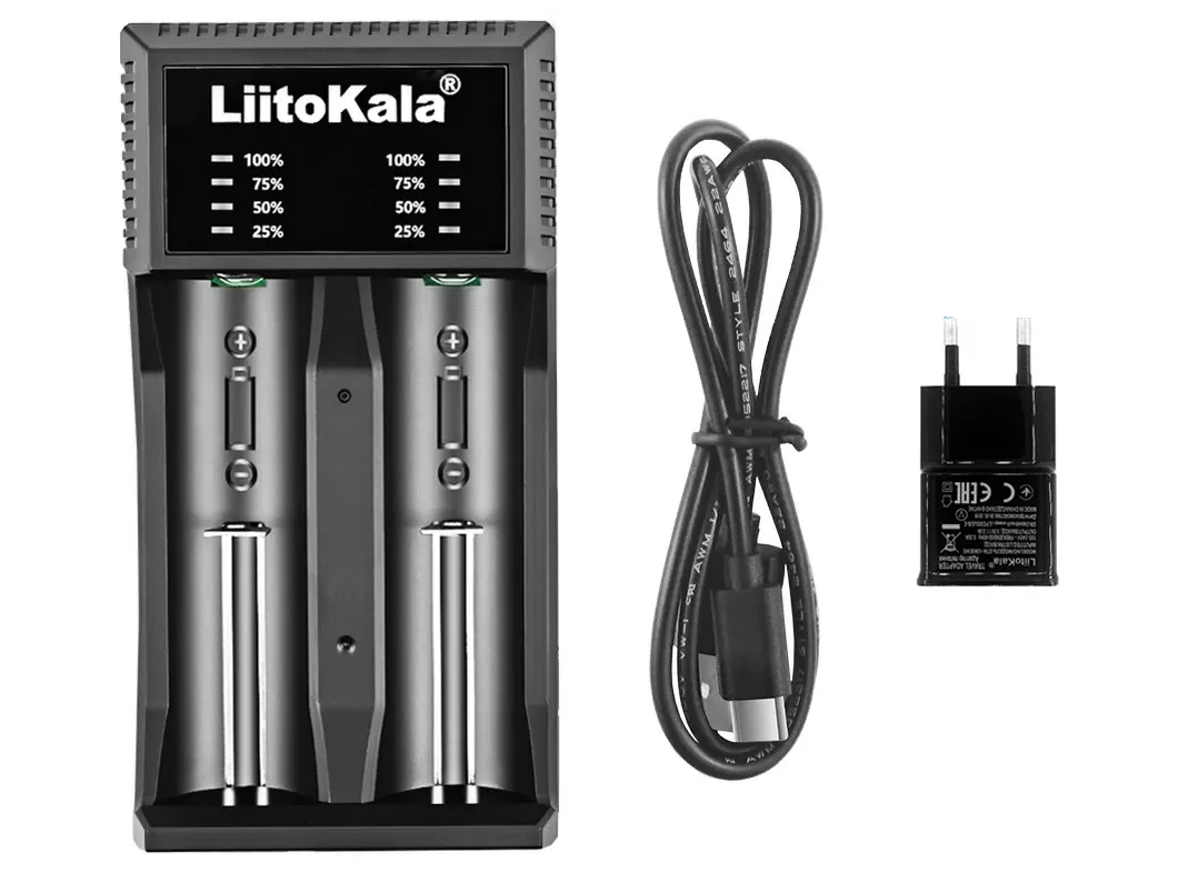 Умное зарядное устройство для аккумуляторов LiitoKala Lii-C2+U1  от магазина ArdStudio в Москве