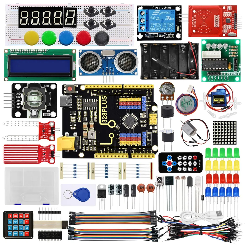 Полный стартовый набор для обучения программированию Arduino UNO R3  от магазина ArdStudio в Москве
