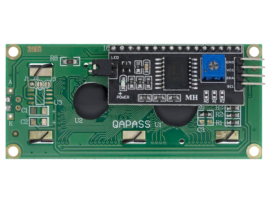 ЖК-дисплей голубой I2C LCD1602 (16x2) TZT для Arduino  от магазина ArdStudio в Москве