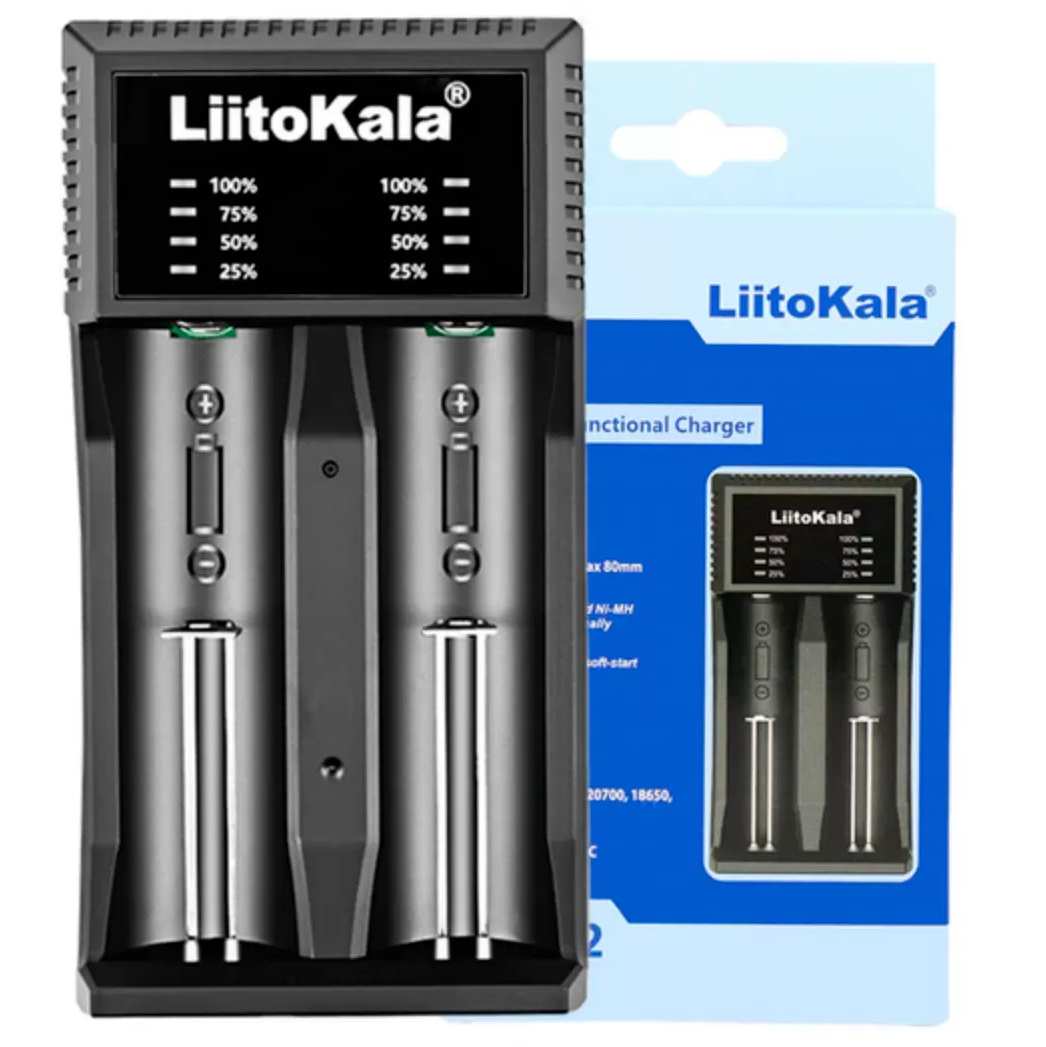 Умное зарядное устройство для аккумуляторов LiitoKala Lii-C2+U1  от магазина ArdStudio в Москве