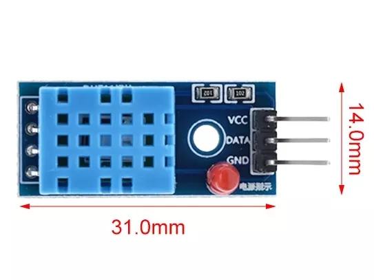 Датчик температуры и влажности DHT11 TZT для Arduino  от магазина ArdStudio в Москве