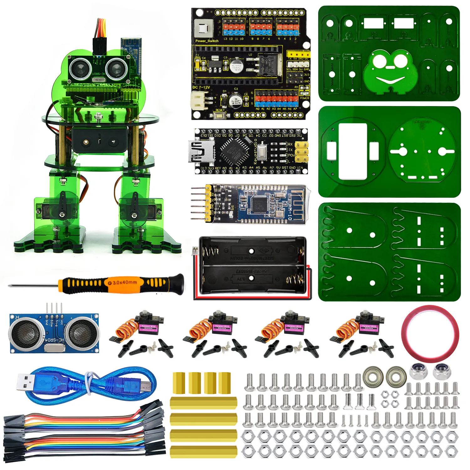 Конструктор "Весёлый лягушонок" (Frog Robot) для Arduino  от магазина ArdStudio в Москве